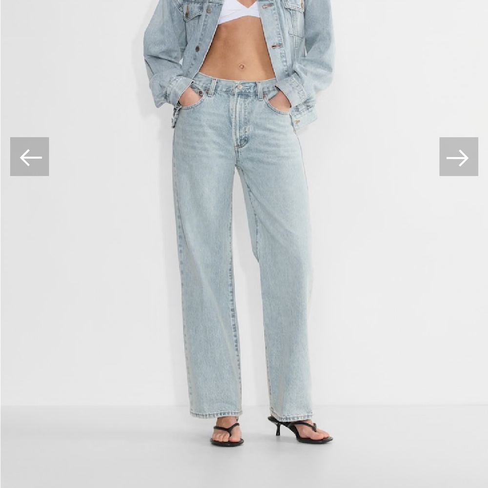 Denim Forum The Farrah High Rise Wide Leg 28L